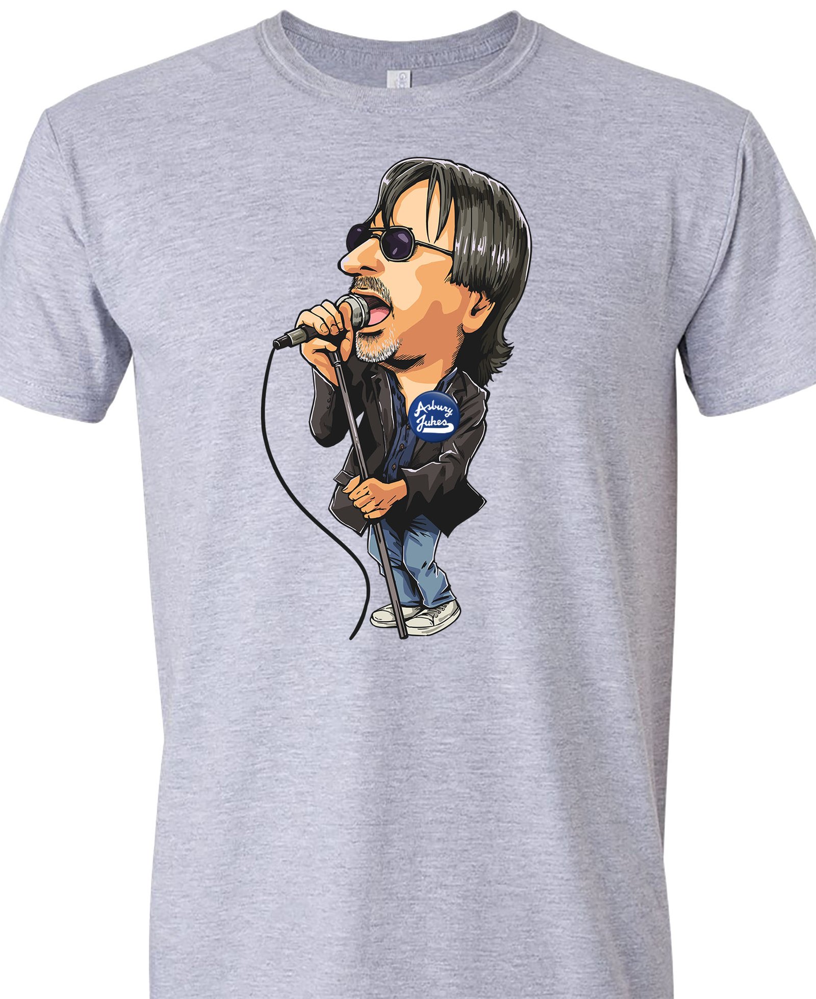Johnny at the Mic